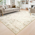 Toneed Abstract Area Rug 5x8 Modern Washable Rug Soft Non Slip Rug Low Pile by Toneed