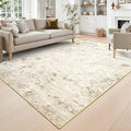 Toneed Abstract Area Rug Modern Washable Rug Soft Non Slip Rug Low Pile by Toneed