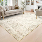 Toneed Abstract Area Rug Modern Washable Rug Soft Non Slip Rug Low Pile by Toneed