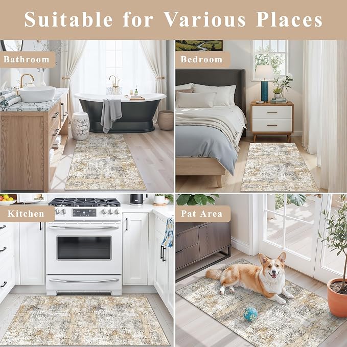 2x4 Modern Entryway Area Rug - Image 3