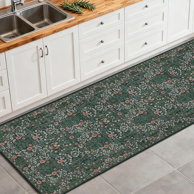 Washable 2' x 6' Runners for Hallways, Non Slip Long Floor Runner for Kitchen - Image 3