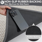 Door Mat 17"x30", Door Mat Indoor Entrance Dirt Resistant and Absorbent - Image 6