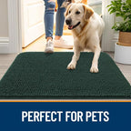 OLANLY Dog Door Mat for Muddy Paws 47x17, Absorbs Moisture and Dirt, Absorbent - Image 6