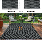Outdoor Patio Plastic Straw Rug - Image 3