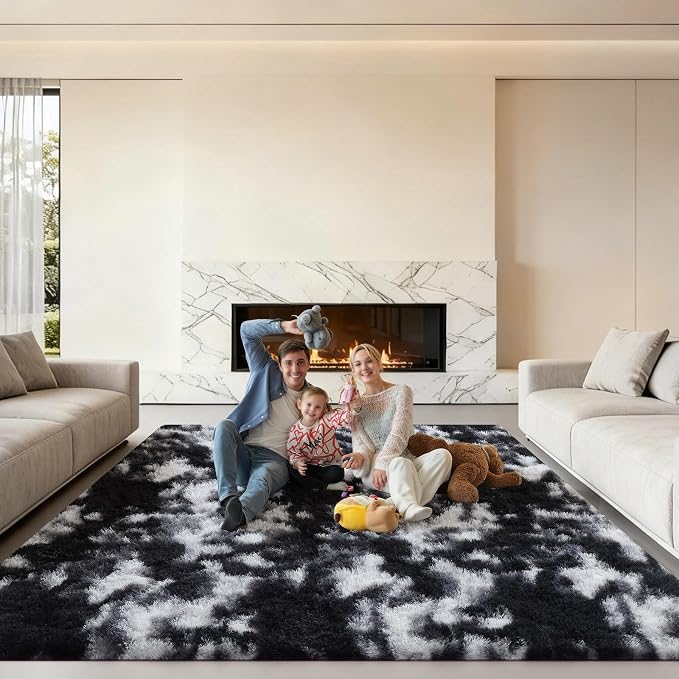 Area Rugs 9x12 Living Room, Large Fluffy Rugs - Image 6