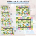 Kids ABC Rug for Playroom, Classroom Alphabet Area Carpet Playmat, Washable - Image 2
