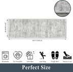 Rug Runners 2x6 Hallway Washable, Non Slip - Image 2