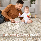 Vintage Living Room Area Rug 8x10 - Image 3