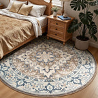 Lessymo 8FT Washable Round Area Rugs - Image 2