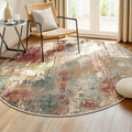 RELEANY Washable Area Rugs 8ft Non-Slip Modern Abstract Soft by RELEANY