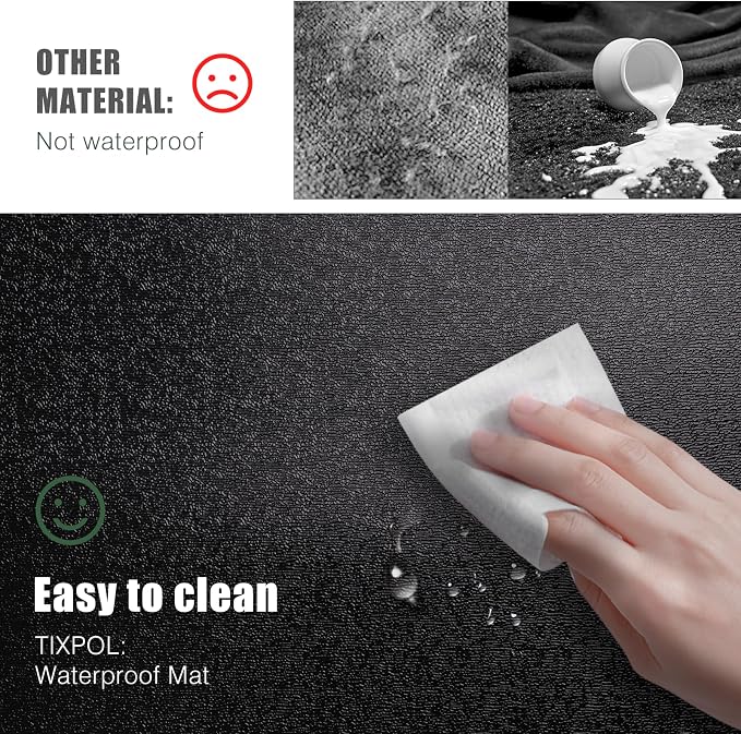 Floor Mat for Living Room, Waterproof Vinyl Floor Mat for Outdoor Indoor - Image 3