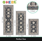 HEBE Boho Kitchen Rug Sets 3 Piece - Image 2