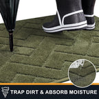 PURRUGS Dirt Trapping Door Mat 32" x 70", Non-Slip Machine Washable Entry Rug - Image 5