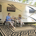 Outdoor Patio Plastic Straw Rug by Kalafun