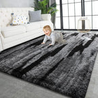 TWINNIS Super Soft Shaggy Rugs Fluffy Carpets, 4x5.9 Feet, Indoor Modern Plush by TWINNIS