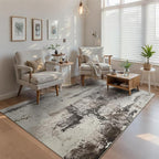 Ompaa Living Room Rug 5x8 Coffee Area Rug Machine Washable Boho Rug Non Slip - Image 4