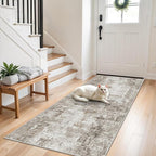 Washable Non Slip Runner Rug 3x8 – Hallway Runner Rug & Kitchen Carpet Runner – by ZHXXUJ