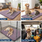 Smiry Dog Door Mat for Muddy Paws 36x24, Absorbent Dirt Trapper, Non-Slip - Image 6