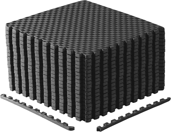 CAP Puzzle Exercise Mats | 3/4” Thick EVA Interlocking Foam Tiles by CAP