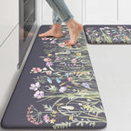 KIMODE Anti Fatigue Kitchen Mat, Farmhouse Floral Kitchen Rugs, Kitchen Floor by StayinComfortCookwithJoy
