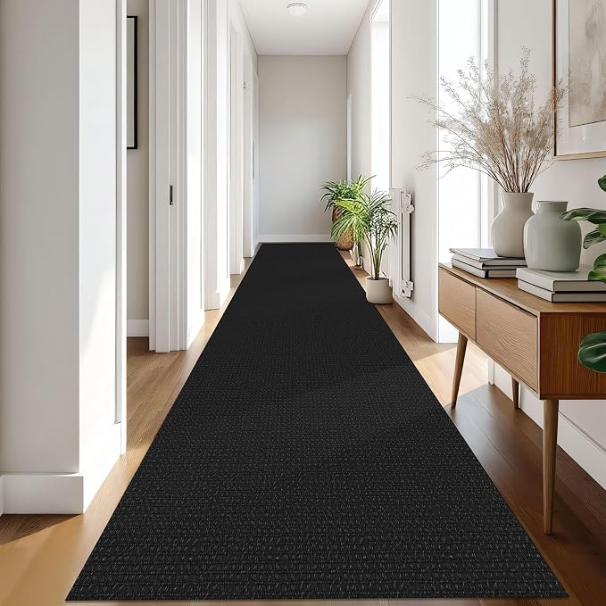 IOHOUZE Washable Exrea Long Hallway Runner Rug 3x18 Non Slip Rubber Backed - Image 8