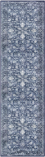 KILOCOCO Runner for Hallway 3x12 Runner Rug Printed Vintage Floral Washable Rug - Image 9