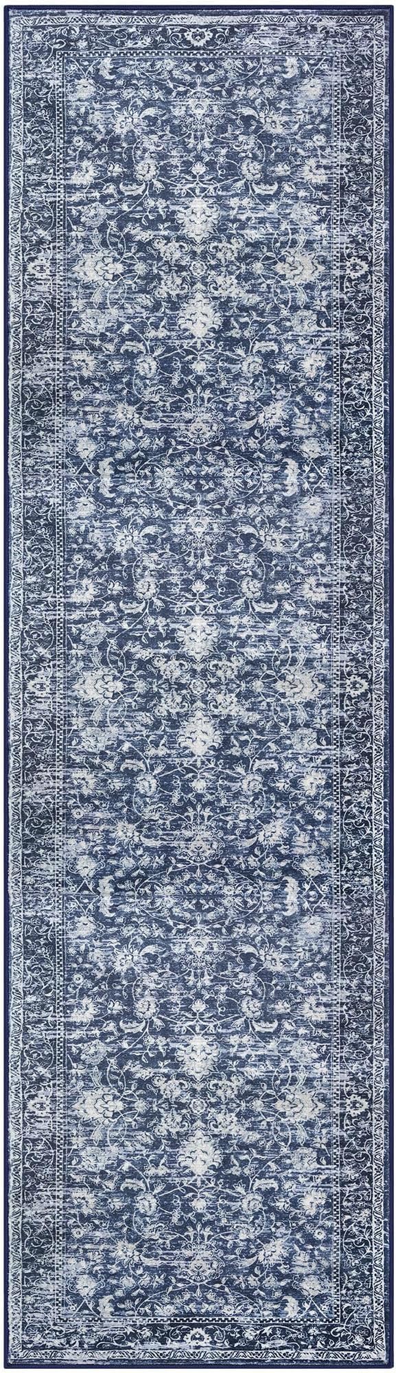 KILOCOCO Runner for Hallway 3x12 Runner Rug Printed Vintage Floral Washable Rug - Image 9