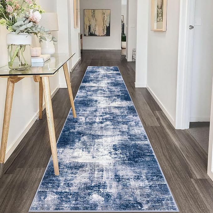 IOHOUZE Abstract Runner Rug 2x10 Ft Washable Runners - Image 9