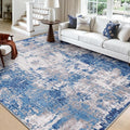 RELEANY Washable Area Rugs Square 10ft Non-Slip Modern Abstract Soft by RELEANY