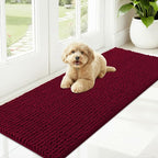 OLANLY Dog Door Mat for Muddy Paws 59x20, Ultra Absorbent Chenille Mud Doormat by OLANLY
