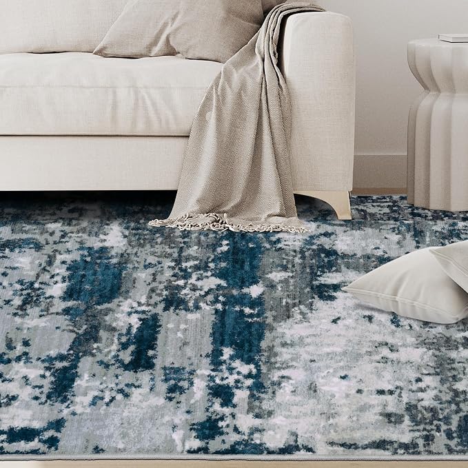 4x6 Area Rugs for Living Room Rug Washable: Abstract Rug for Dining Room - Image 9