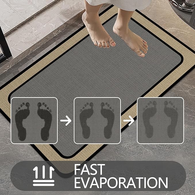 Ultra Thin Door Mat Indoor Entrance, 1/10 in Thin Door Mats - Image 6
