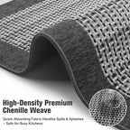 StepRite Kitchen Mats for Floor, Non-Slip Kitchen Rugs Set of 2 PCS, Super - Image 3