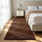 Shag Runner Rug for Bedroom Living Room 3x7 Upgrade Non-Slip Fluffy Soft by Boshengya