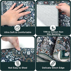Sofort Kitchen Rugs Set of 3, Botanical Non Slip Washable Kitchen Mats - Image 5