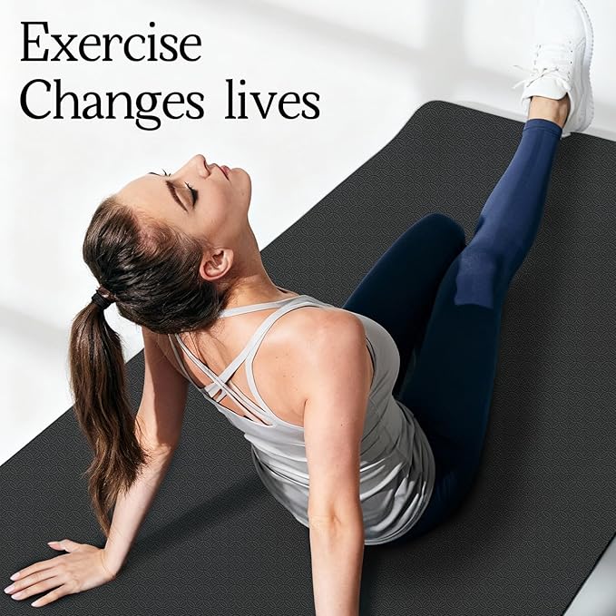 VTORY Extra Large Yoga Mat Thick Exercise Mat - Image 3