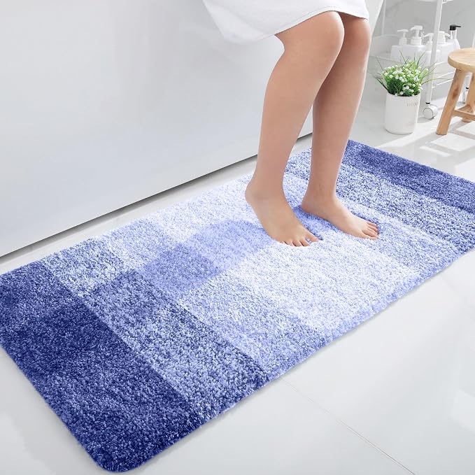 OLANLY Large Bathroom Rugs Mat 40x24, Extra Soft Absorbent Microfiber Bath Rugs by OLANLY