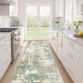 Runner Rug Kitchen Washable Rugs: 3x10 Non-Slip Abstract Soft Modern Stain by LOONGRUG