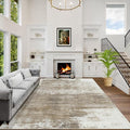 6x9 Area Rugs Washable Rug: Large Modern Abstract Living Room Rug Soft by GENTDRIZZ