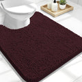 OLANLY Toilet Rugs U-Shaped 24x20, Extra Soft Absorbent Chenille Contour by OLANLY