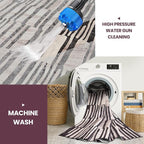 Washable Rugs 8x10 Area Rugs for Living Room- Modern Abstract Rugs for Bedroom - Image 3