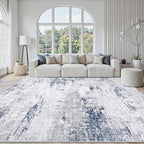 Area Rugs 9x12 Living Room: Large Modern Abstract Washable Rug Soft Indoor Anti by GENTDRIZZ