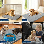 OLANLY Dog Door Mat for Muddy Paws 44x24, Ultra Absorbent Chenille Mud Doormat - Image 7