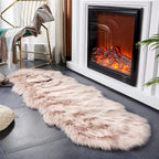 EasyJoy Ultra Soft Fluffy Shaggy Area Rug Faux Fur Rug Chair Cover Seat Pad - Image 3
