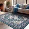 Lessymo Area Rug 5x7, Machine Washable Area Rugs, Super Soft Faux-Wool Area Rugs by Lessymo