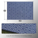 SAND MINE Reversible Mats, Plastic Straw Rug, Modern Area Rug, Large Floor Mat - Image 2