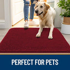 OLANLY Dog Door Mat for Muddy Paws 47x24, Absorbs Moisture and Dirt, Absorbent - Image 6