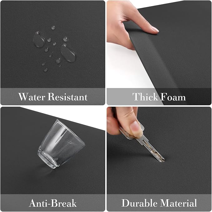 HappyTrends 2 PCS Kitchen Mat Cushioned Anti-Fatigue Floor Mat, Heavy Duty - Image 5