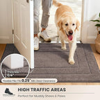PURRUGS Dirt Trapping Door Mat 20" x 31.5", Non-Slip/Skid Machine Washable - Image 6