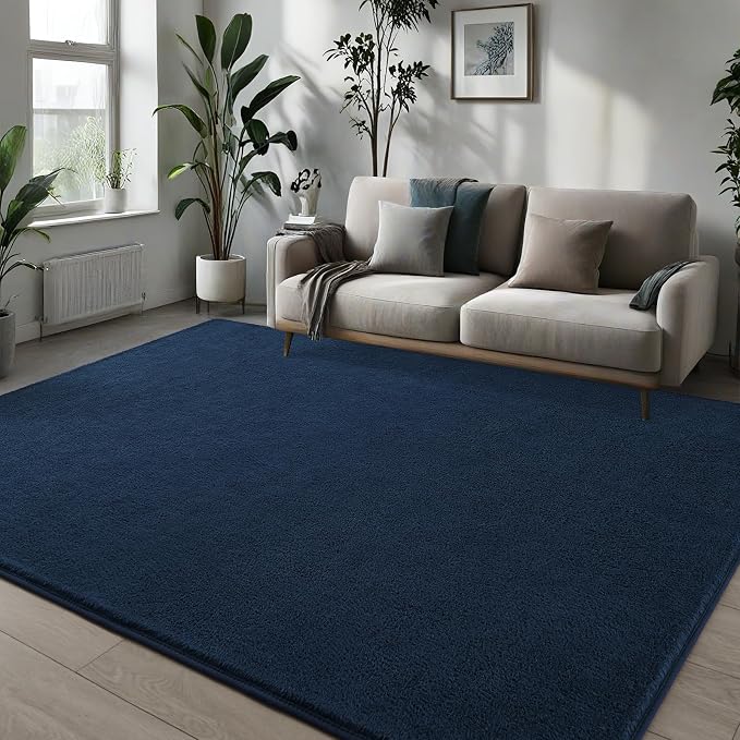 Pettop 7x10 ft Navy Blue Area Rugs - Image 3